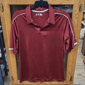 Alleson Athletic Men's Maroon Polo Shirt